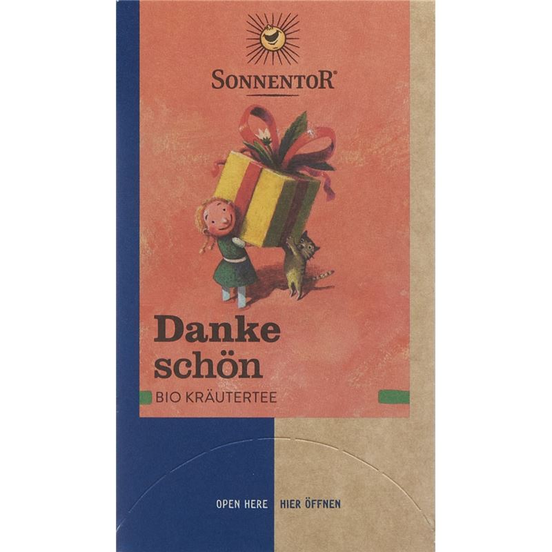 SONNENTOR Dankeschön Tee BIO 18 Btl 1.5 g