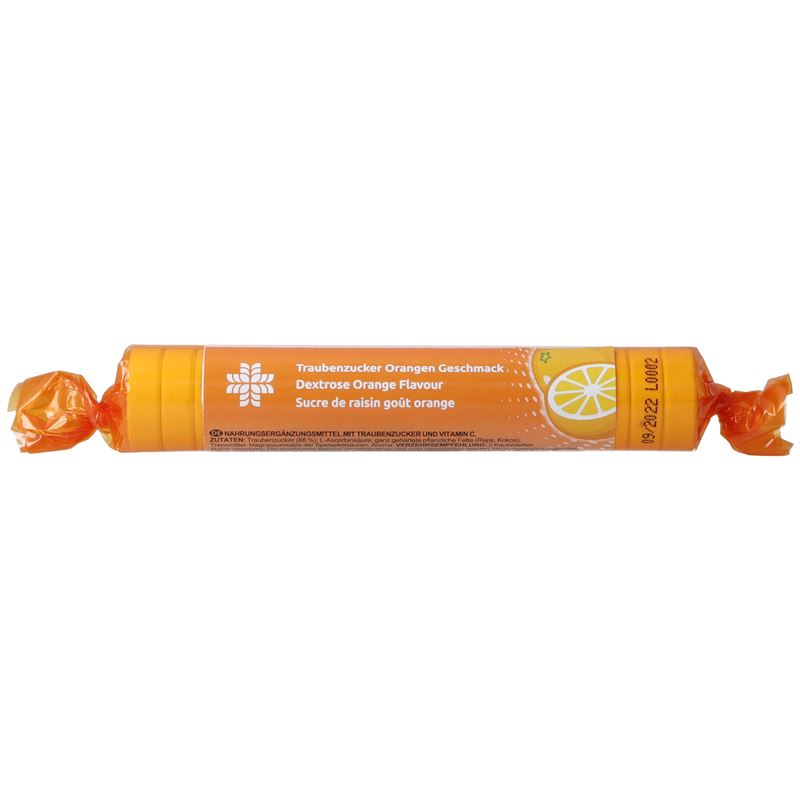 LIVSANE Traubenzucker Orange Rolle 17 Stk