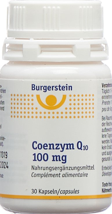 BURGERSTEIN Coenzym Q10 Kaps 100 mg Ds 30 Stk