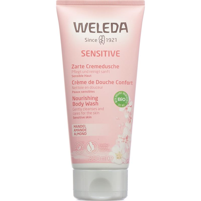 WELEDA Pflegedusche sens Mandel Tb 200 ml