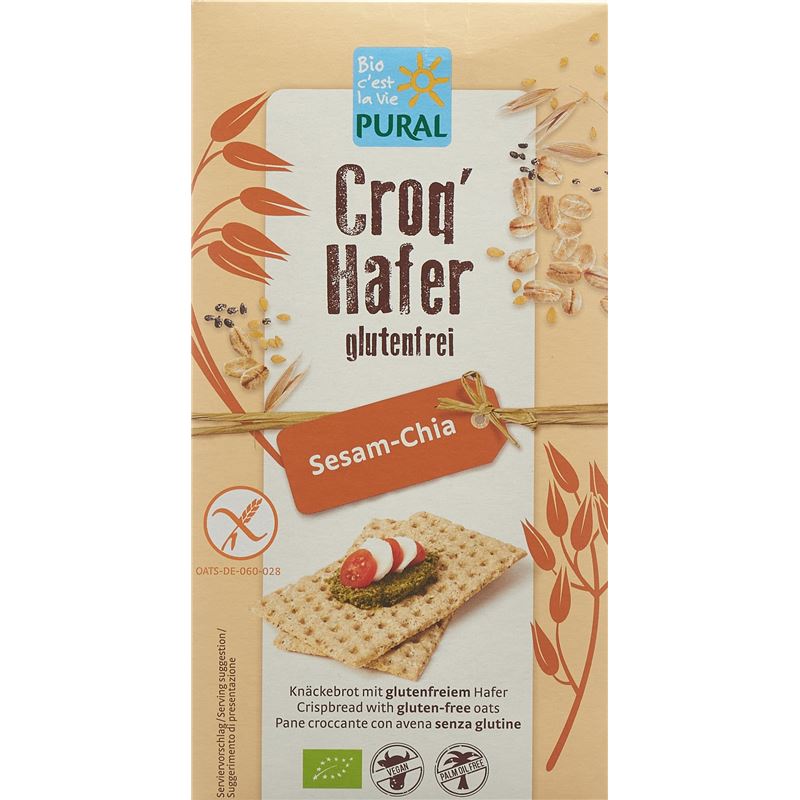 PURAL Croq'Hafer Sesam Chia glutenfrei 160 g