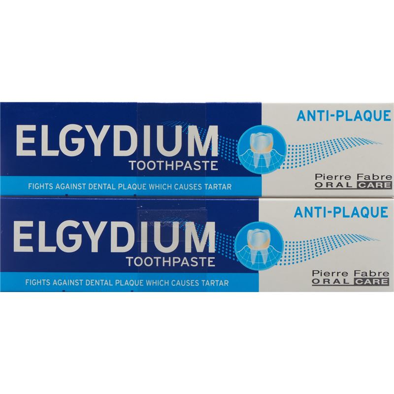 ELGYDIUM Anti-Plaque Zahnpasta Duo 2 x 75 ml