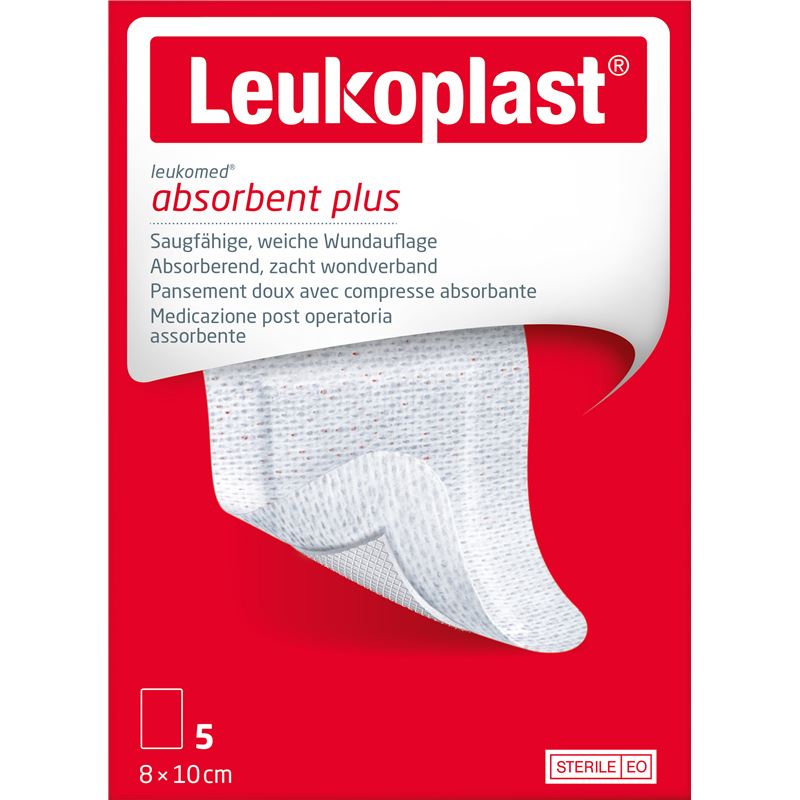LEUKOPLAST Leukomed 8x10cm steril 5 Stk