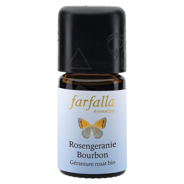 FARFALLA Rosengeranie Bourb Äth/Öl Bio Cru 5 ml