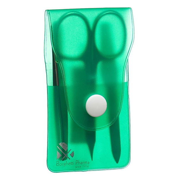BORGHETTI Manicure Reiseset 3-teilig Farben ass
