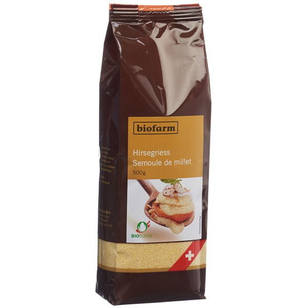 BIOFARM Hirsegries Knospe Btl 500 g