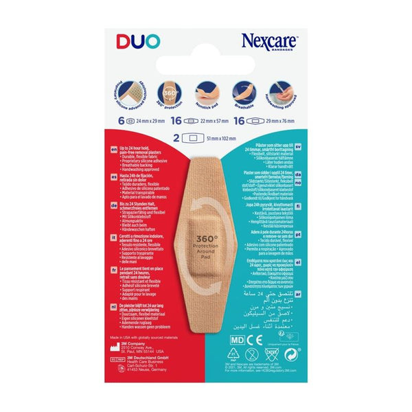 3M NEXCARE Pflaster Duo assortiert 40 Stk