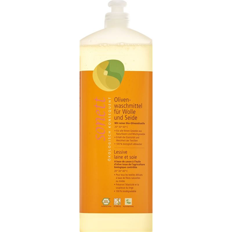 SONETT Olivenwaschmittel Wolle/Seide 1 lt