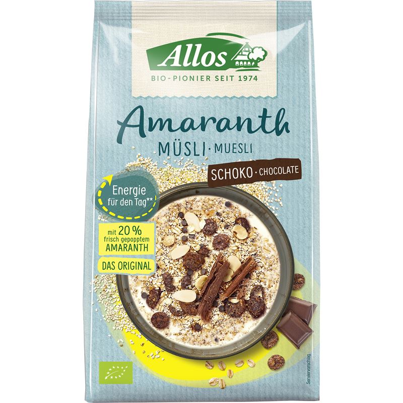 ALLOS Amaranth Müsli Schoko 375 g