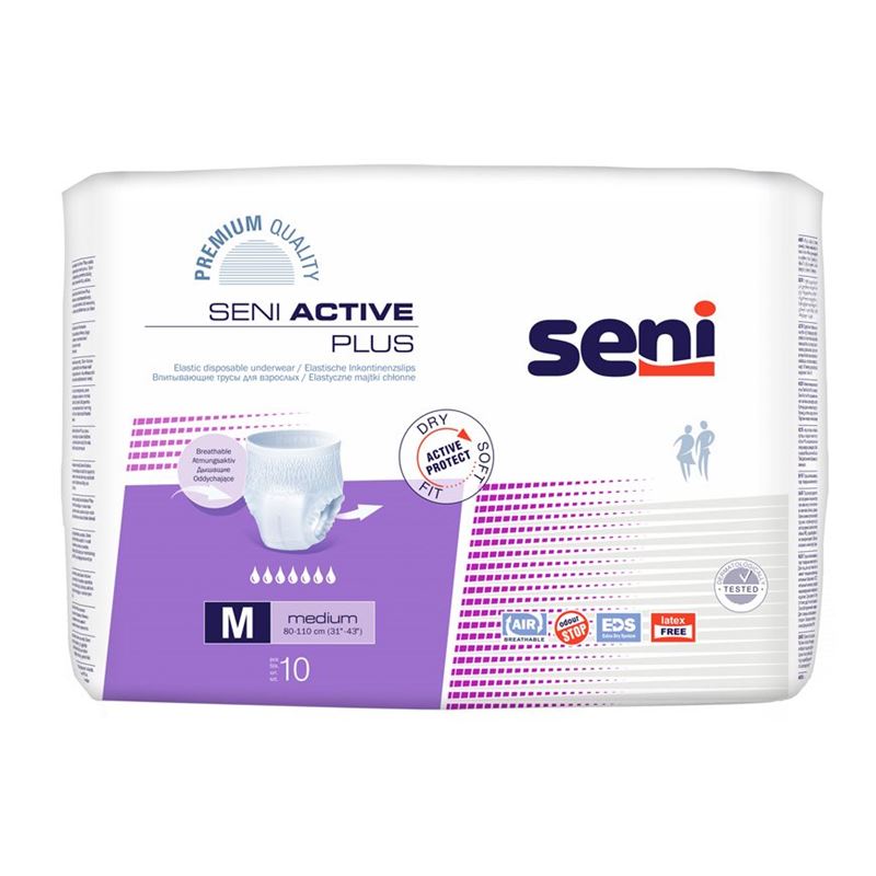 SENI Active Plus Pants M 10 Stk