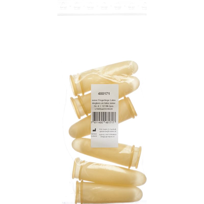 SANOR Fingerling Latex Gr4 gepudert leicht