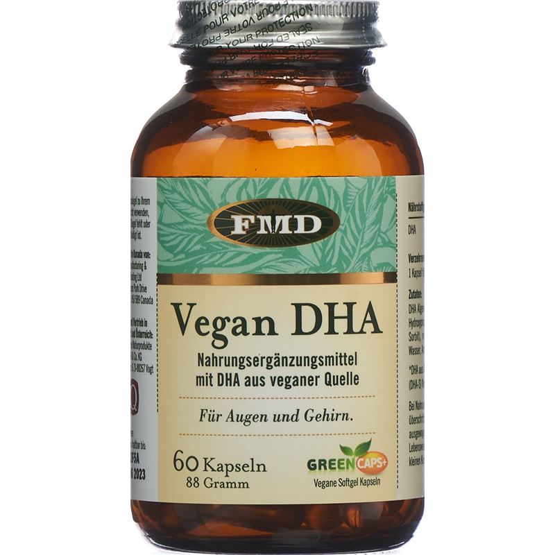 CHRISANA Vegan DHA Kaps Glasfl 60 Stk