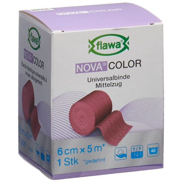FLAWA NOVA COLOR Idealbinde 6cmx5m rot