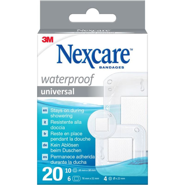 3M NEXCARE Waterproof univer Pflaste Gröss 20 Stk