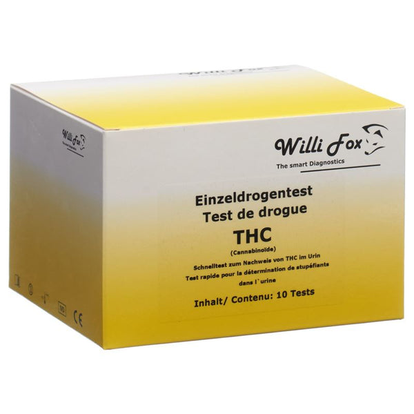 WILLI FOX Drogentest THC einzel Urin 10 Stk