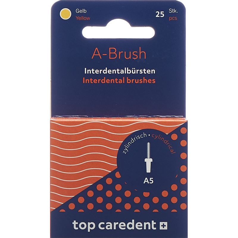 TOP CAREDENT A-Brush 5 IDBH-GE gelb 25 Stk