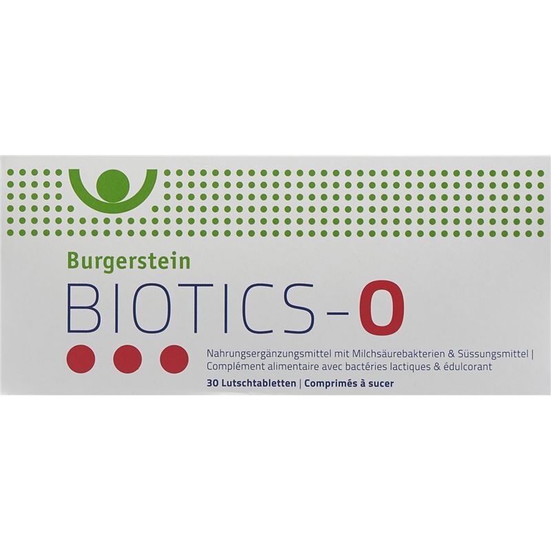 BURGERSTEIN Biotics-O Tabl 30 Stk