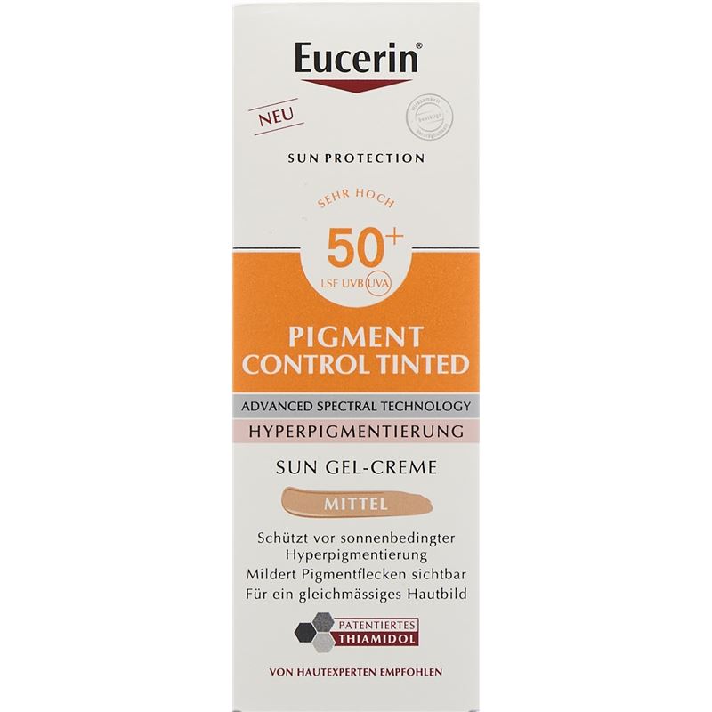 EUCERIN SUN Fa Pig Con Gel-Cr me LSF50+ 50 ml
