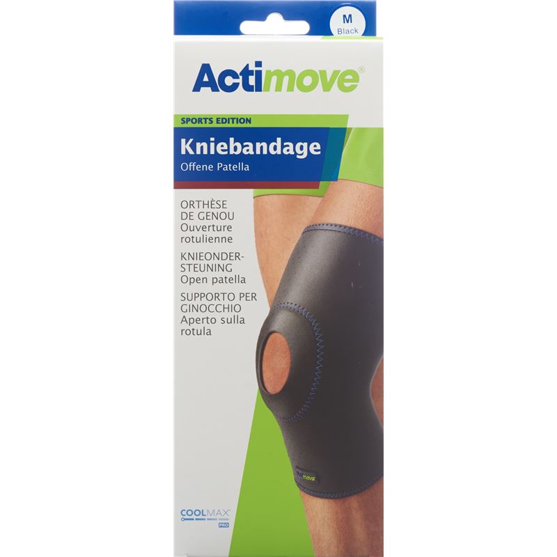 ACTIMOVE Sport Kniebandage M offene Patella