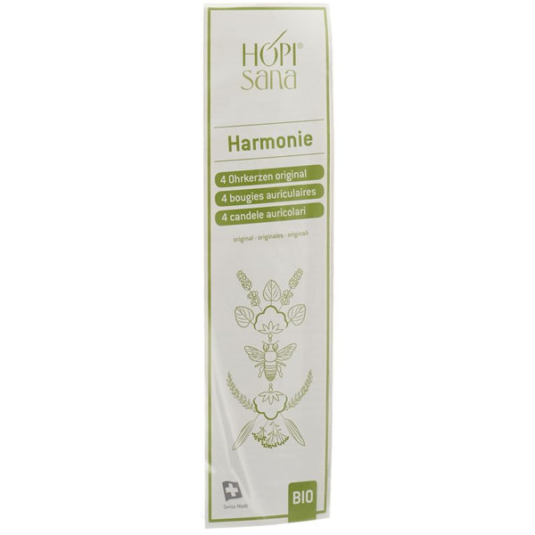 HOPISANA Ohrenkerzen grün Harmonie 4 Stk