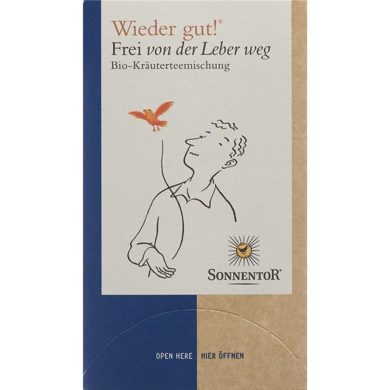 SONNENTOR Frei von der Leber weg Tee BIO 18 Stk