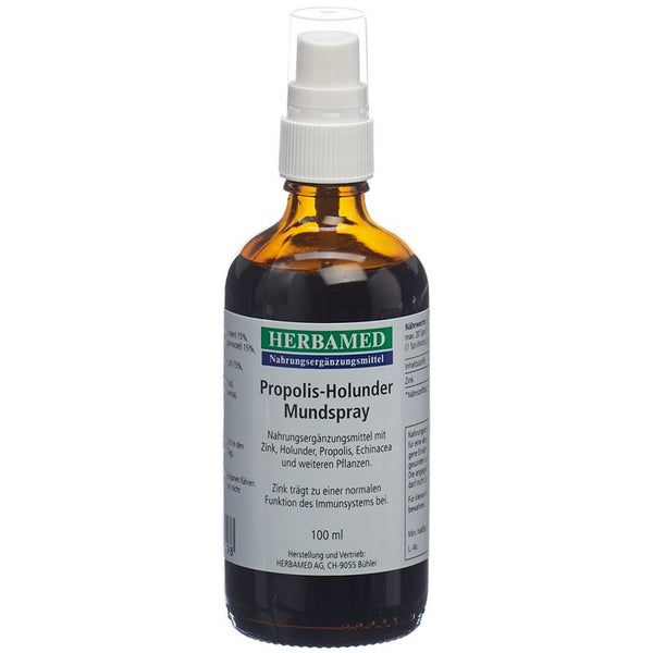 HERBAMED Propolis-Holunder Mundspray 100 ml