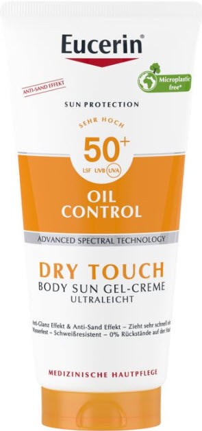 EUCERIN SUN Body Oil Cont Gel-Cr LSF50+ Tb 200 ml