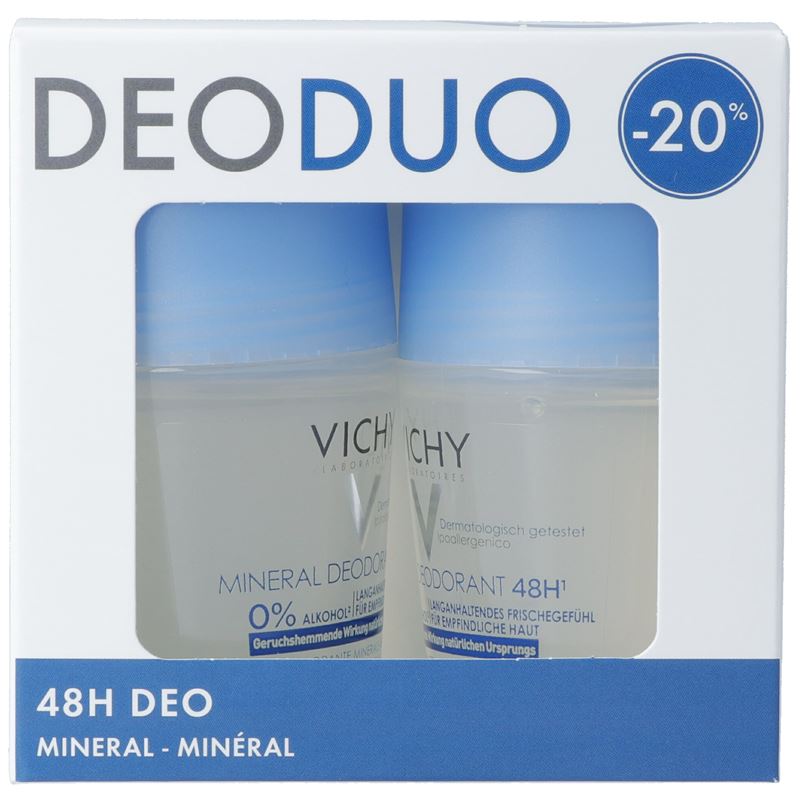 VICHY Deo Mineral 48H Roll on Duo 2 x 50 ml