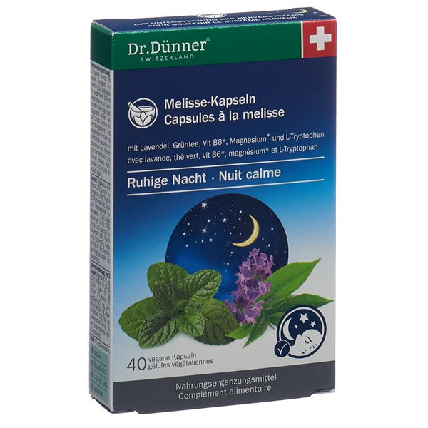 DÜNNER Melisse ruhige Nacht Kaps 40 Stk