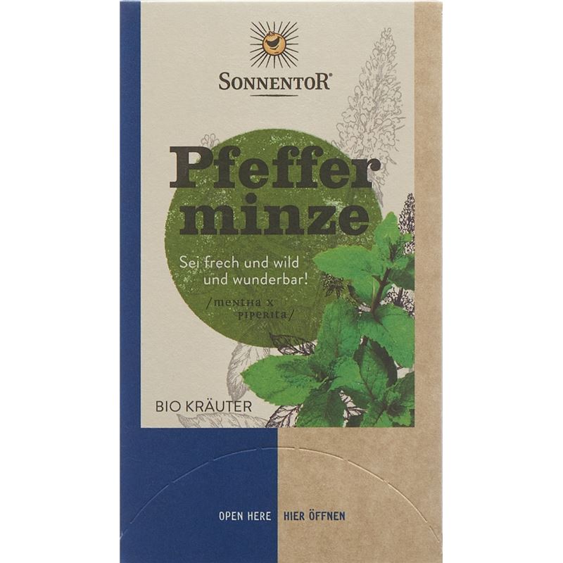 SONNENTOR Pfefferminze einzeln BIO 18 Stk