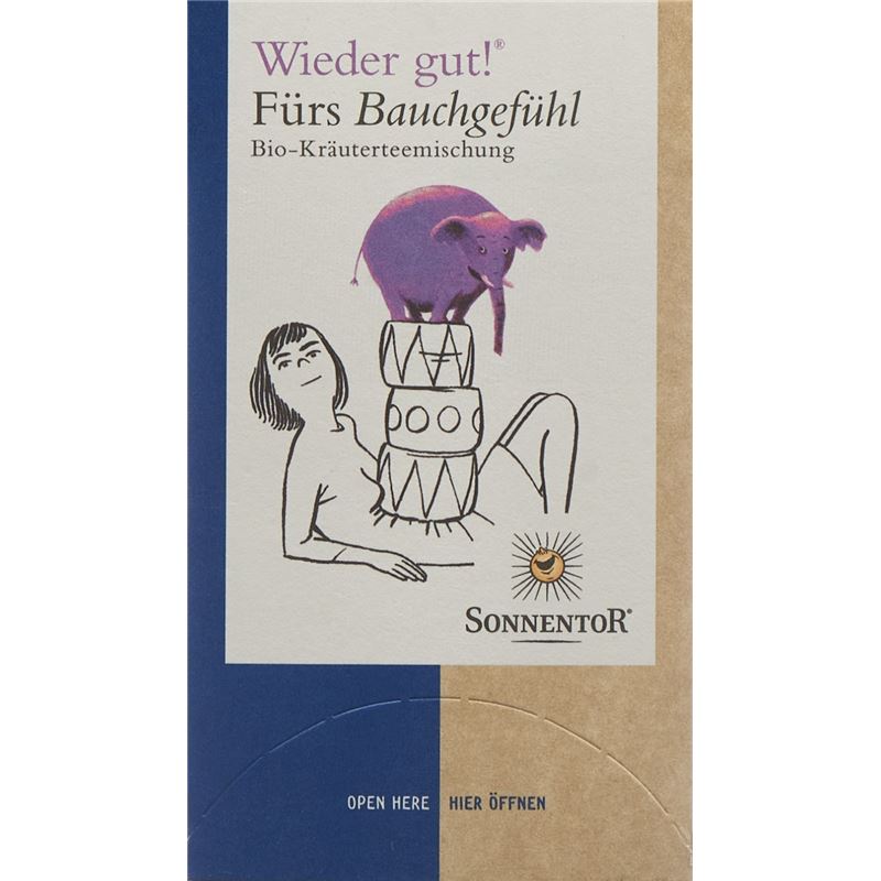 SONNENTOR Bauchgefühl Tee BIO Btl 18 Stk