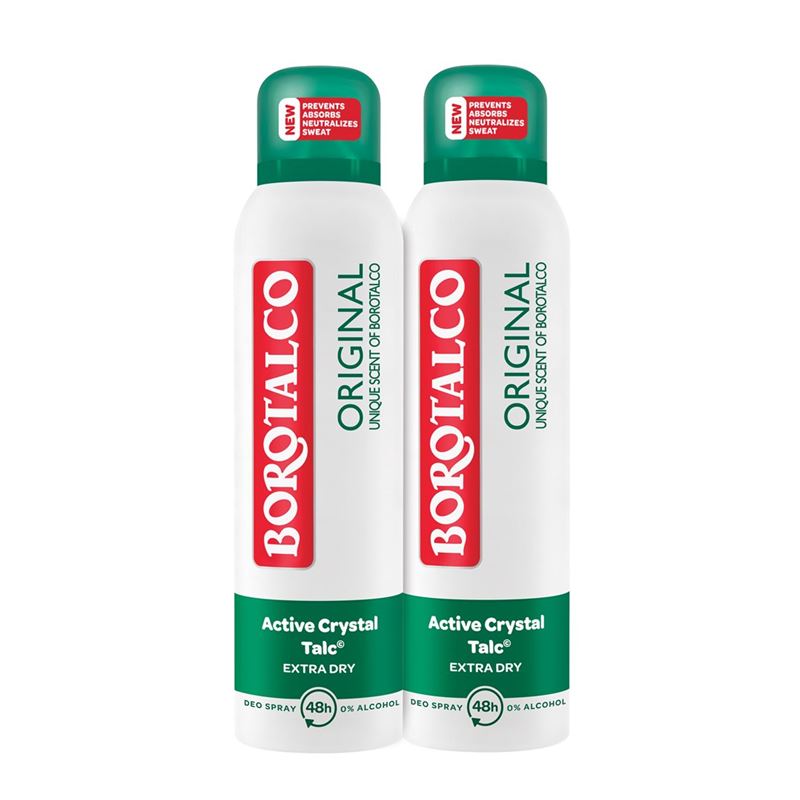 BOROTALCO Deo Original Spray 2 x 150 ml