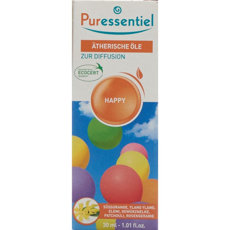 PURESSENTIEL Duftmisch Happy äth Öl Diff 30 ml
