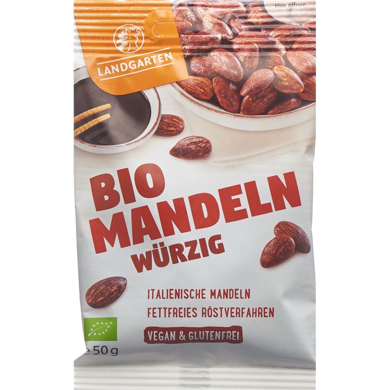 LANDGARTEN Mandeln würzig Bio glutenfr veg 50 g
