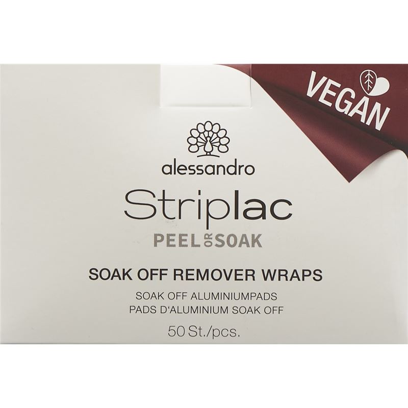 ALESSAN Striplac 2 0 Soak Off Wraps 50 Stk