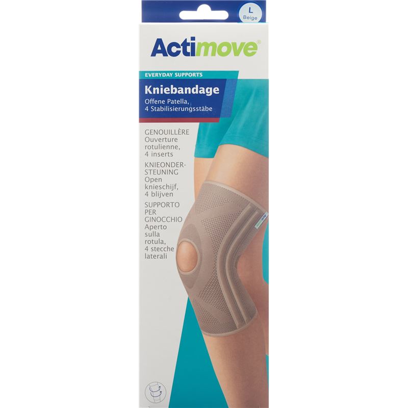 ACTIMOVE Everyday Support Kniebandage L off Patel