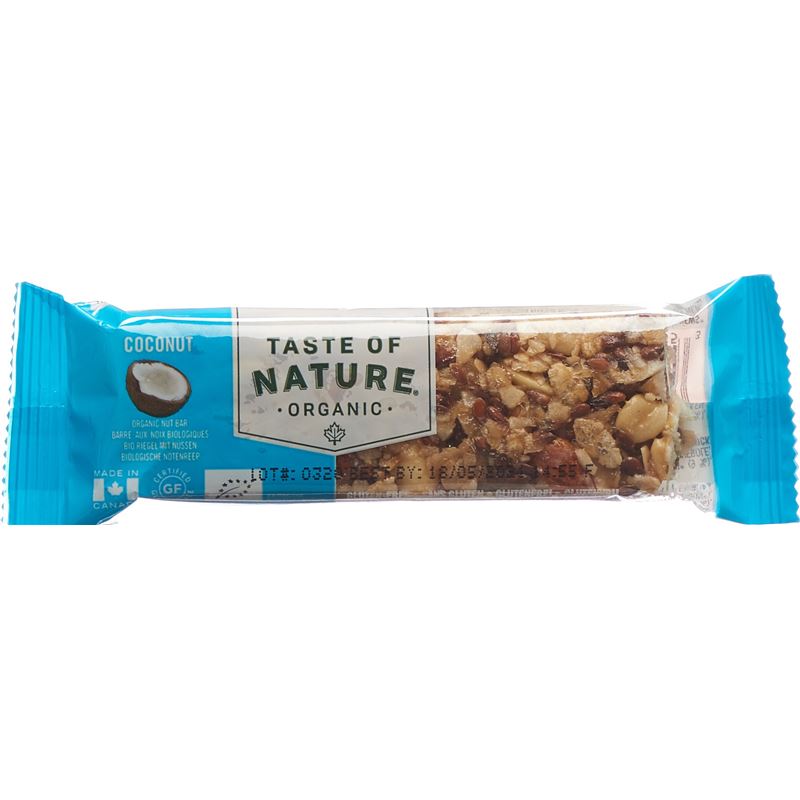 TASTE OF NATURE Riegel Coconut 40 g