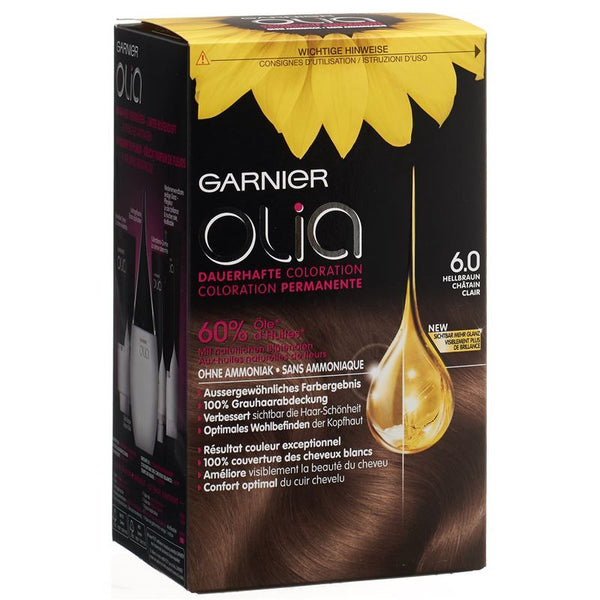 OLIA Haarfarbe 6.0 Hellbraun