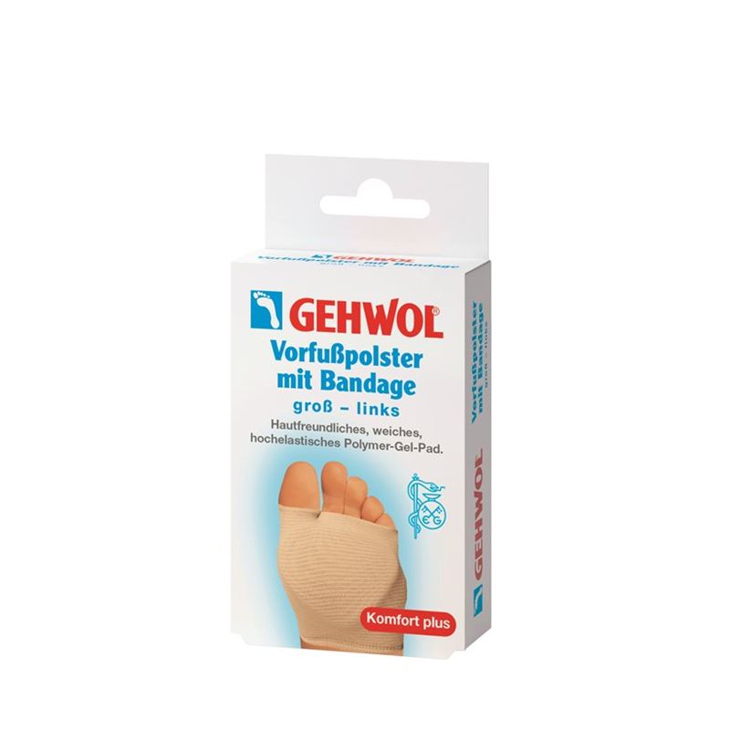 GEHWOL Vorfusspolster mit Bandage gross links