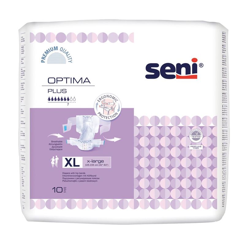 SENI Optima Plus Vorlagen XL Hüftbund 10 Stk