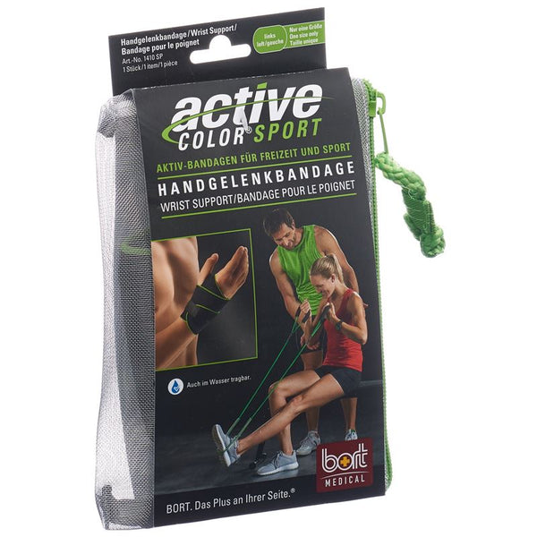 BORT ActiveColor Sport Handgelenk links schw/grün
