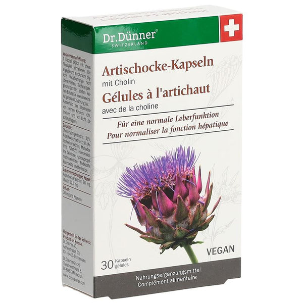 DÜNNER Artischocke Leberfunktion Kaps (neu) 30 Stk
