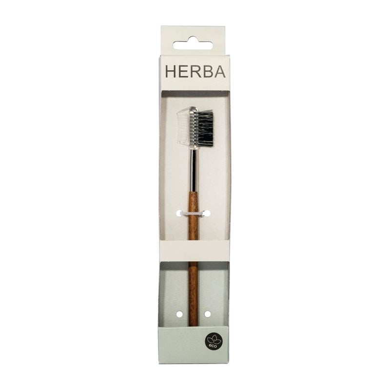 HERBA Wimpernbürste mit Kamm vegan Birke