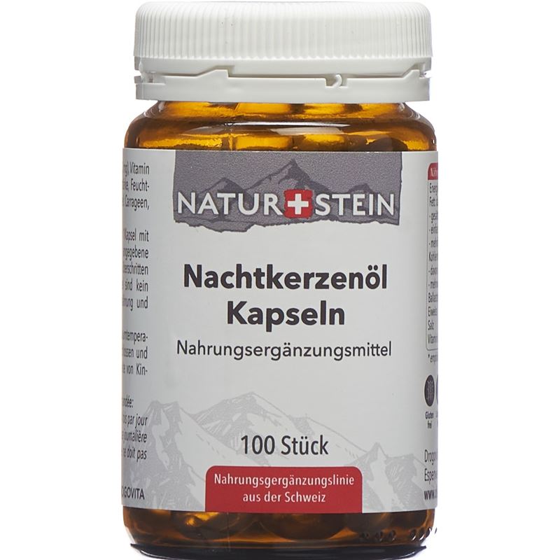 NATURSTEIN Nachtkerzenöl Kaps Glasfl 100 Stk
