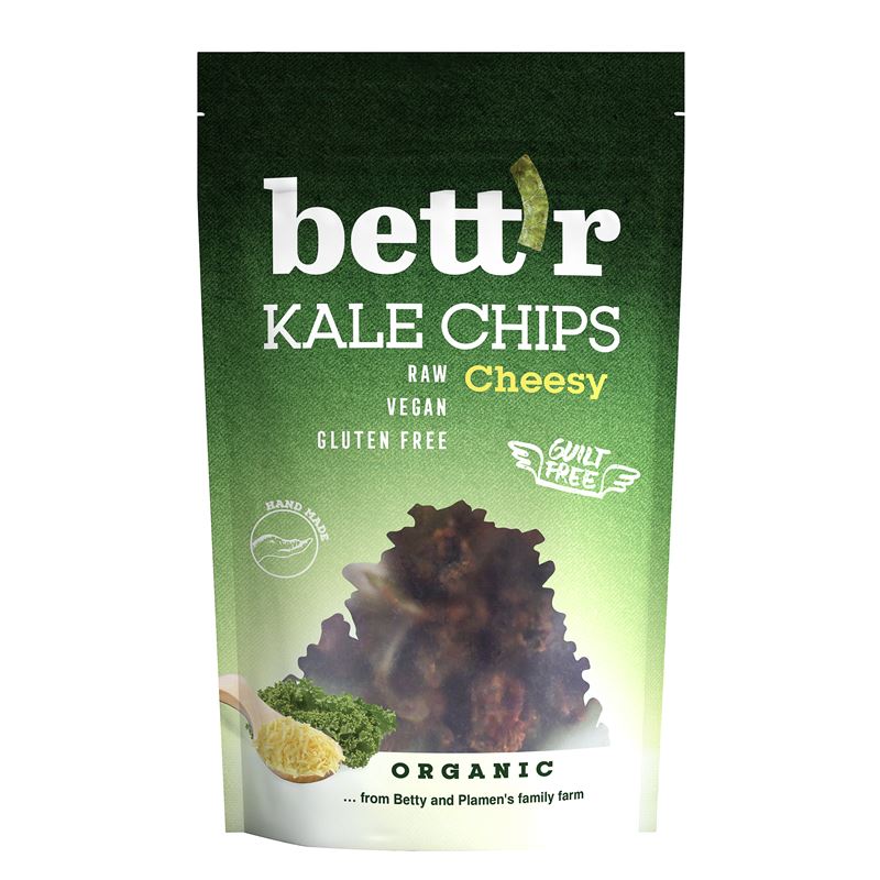 BETT'R Kale Chips Cheesy Btl 30 g