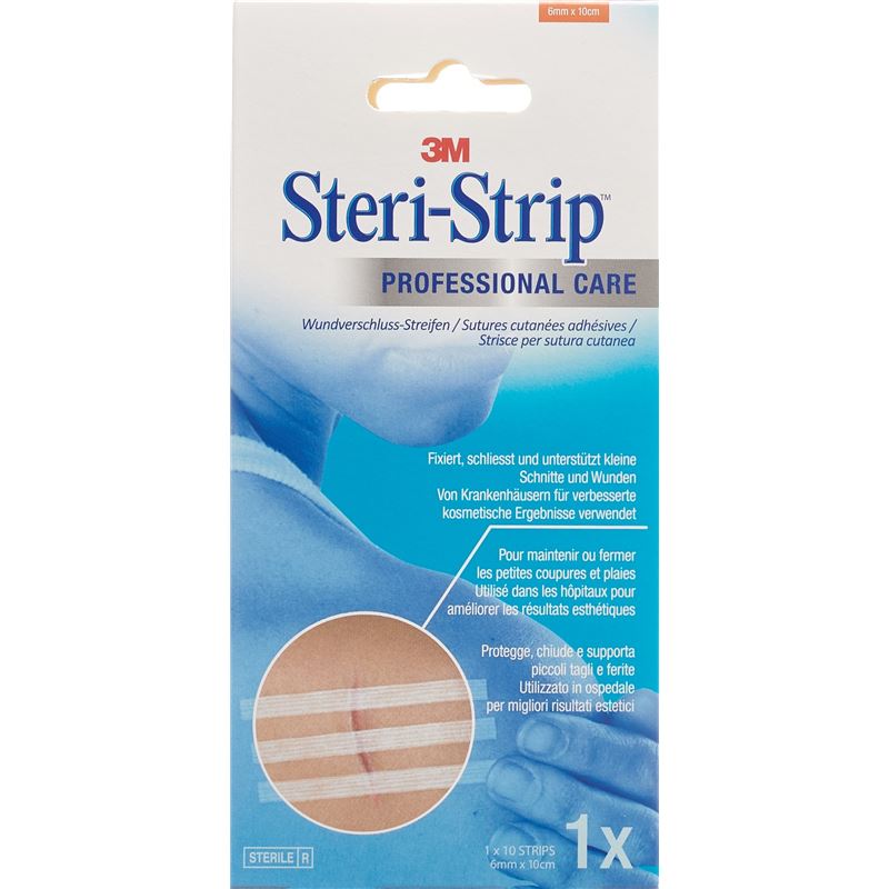 3M STERI STRIP 6x100mm weiss verstärkt 10 Stk