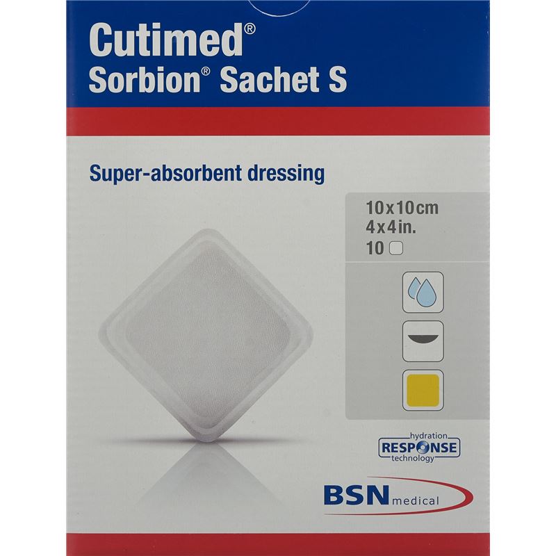 CUTIMED Sorbion Sachet S 10x10cm 10 Stk
