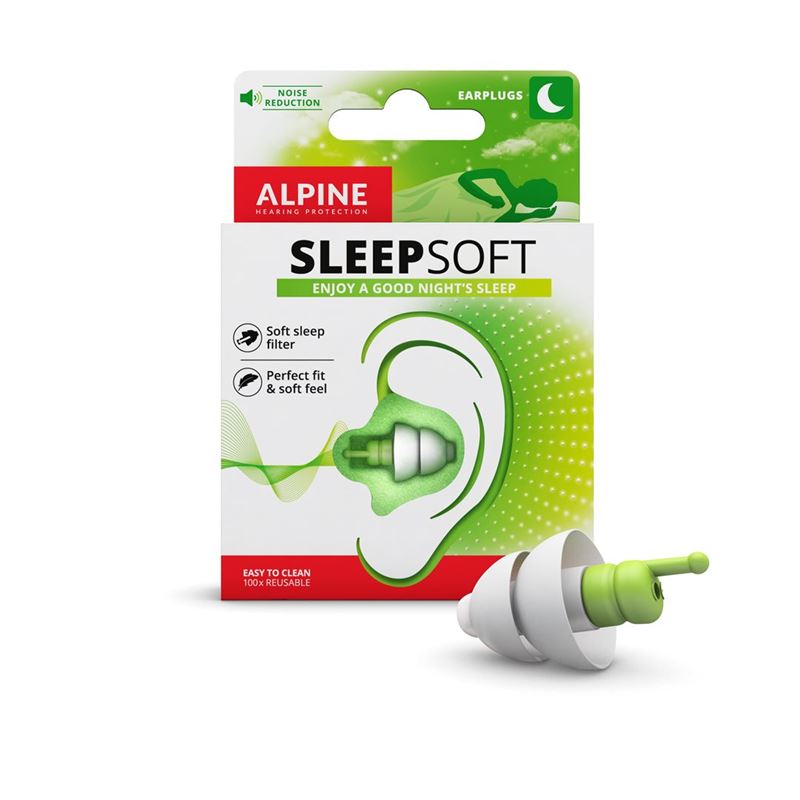ALPINE Gehörschutzstöpsel SleepSoft 1 Paar