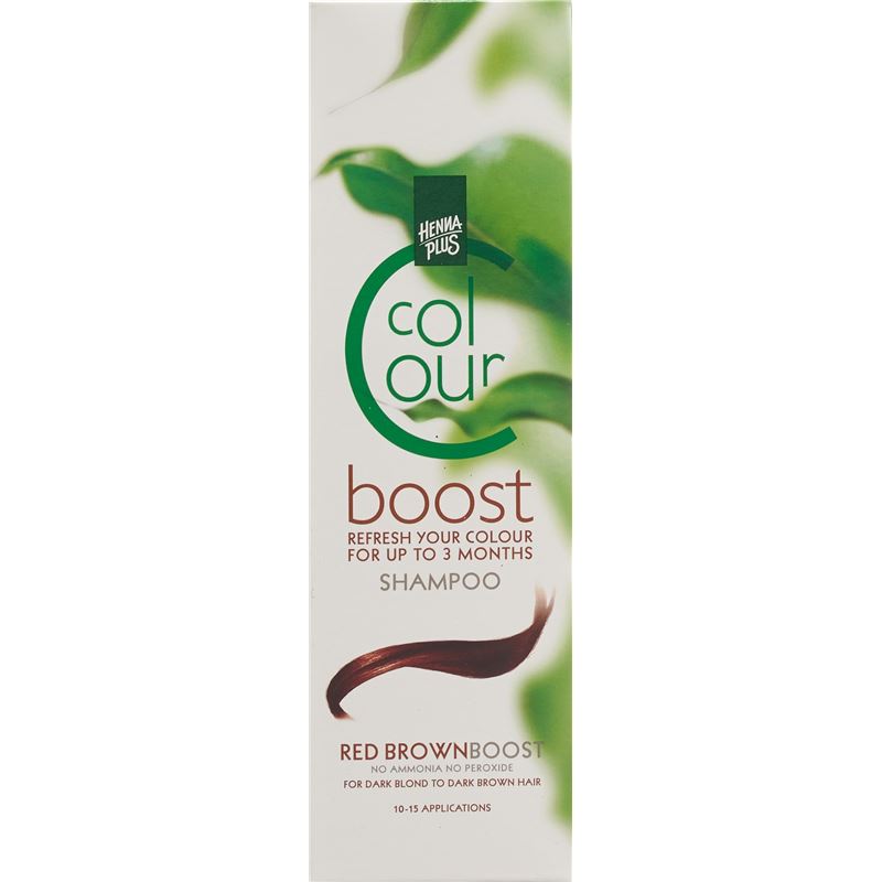 HENNA PLUS Colour Boost Shampoo red brown 200 ml