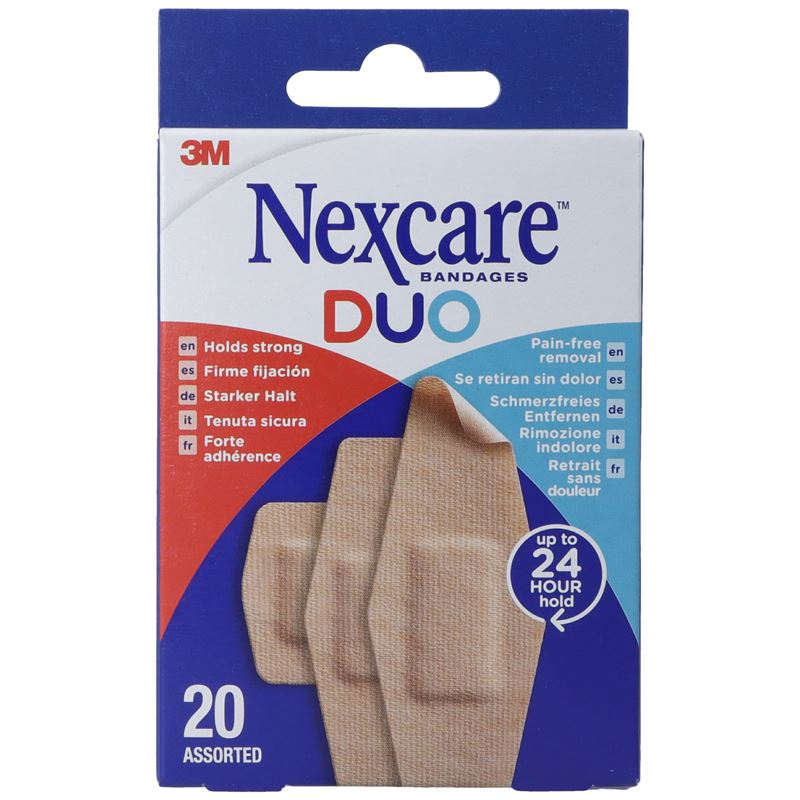 3M NEXCARE Pflaster Duo assortiert 20 Stk